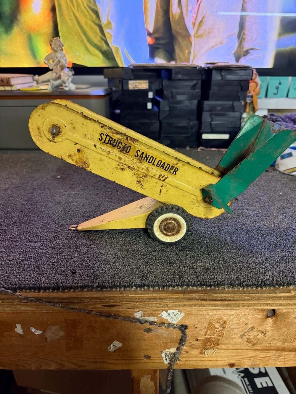 Structo Sand Loader Pressed Steel Toy 1967